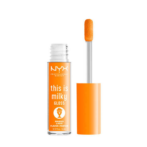 Photos - Lipstick & Lip Gloss NYX Professional Makeup This Is Milky Gloss Vegan Lip Gloss Mango Lassi 