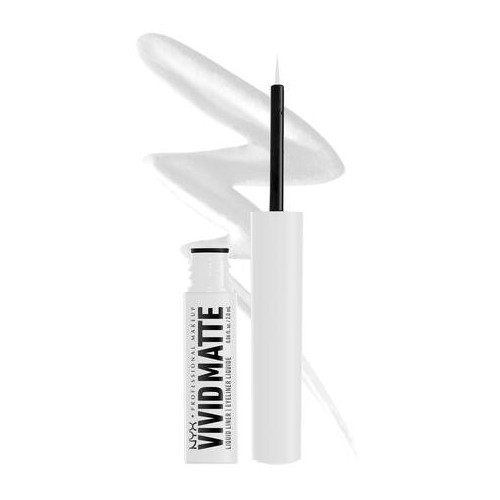 Photos - Eye / Eyebrow Pencil NYX Professional Makeup Vivid Matte Liquid Liner White 