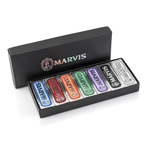 MARVIS 7 Flavour Travel Size Toothpaste Set 7x25ml