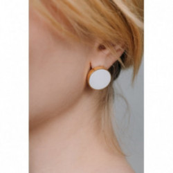 Savoni Boutique Eclipse Aromatic earrings White