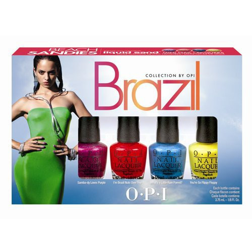 OPI Brazil Beach Sandies Nail Polish Collection 4x3.75ml