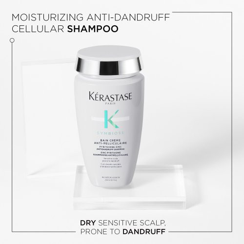 Kérastase Symbiose Bain Crème Anti-Pelliculaire Moisturizing anti-dandruff shampoo for dry sensitive scalp prone to dandruff 250ml