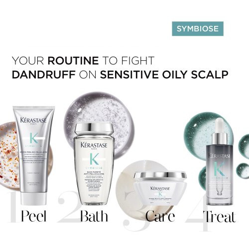 Kérastase Symbiose Bain Pureté Anti-Pelliculaire Purifying anti-dandruff shampoo for oily sensitive scalp prone to dandruff 250ml