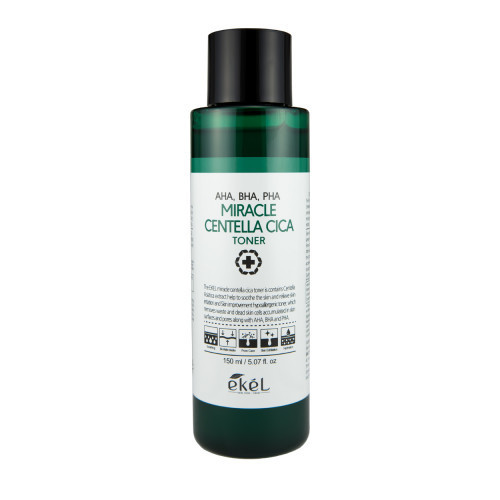 Ekel AHA, BHA, PHA Miracle Centella Cica Toner 150ml