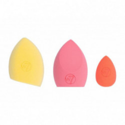 W7 Cosmetics Glow Getter Neon Beauty Sponge Trio Kit