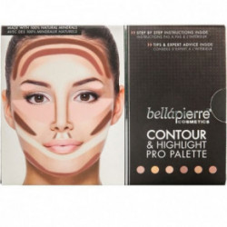 BellaPierre Face Contour & Highlighting Pro Palette
