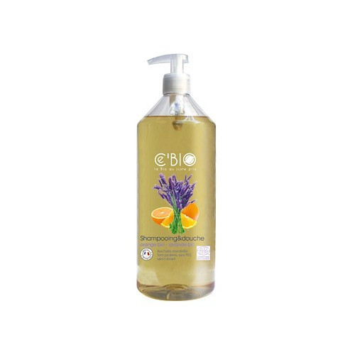 Cebio Lavender And Orange Hair Shampoo And Shower Gel 1000ml