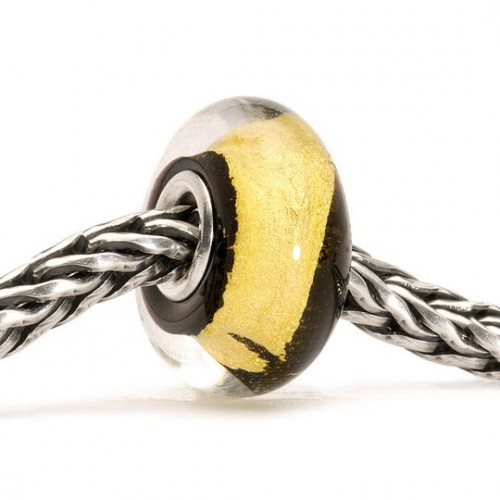 Trollbeads Black Gold Bead 1 unit