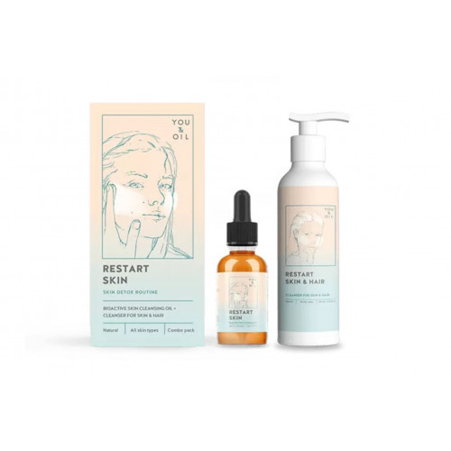 Photos - Facial / Body Cleansing Product You&Oil Restart Skin. Cleansing Oil + Cleanser 150ml+30ml