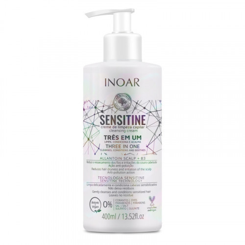 Inoar Sensitine 3-in-1 Cleansing Cream 400ml