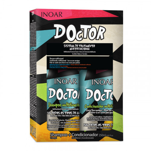 Inoar Doctor Duo Kit priemonių rinkinys pažeistiems plaukams 