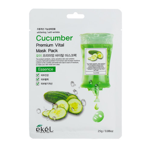 Ekel Cucumber Premium Vital Mask 1 unit