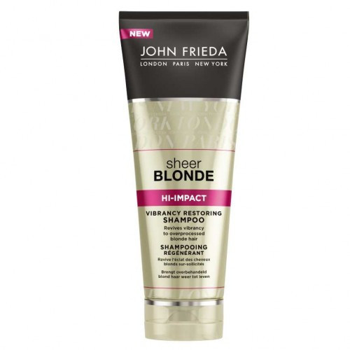 Photos - Hair Product John Frieda Sheer Blonde Hi Impact Vibrancy Restoring Shampoo 250ml 