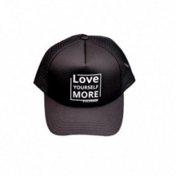 KlipShop Branded Snap-on Hat - Love Yourself More Black