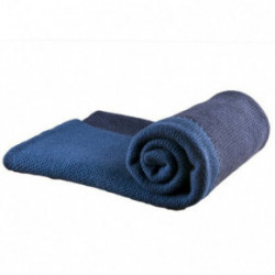 Nord Snow Natural Style Merino Wool Blanket - Blue
