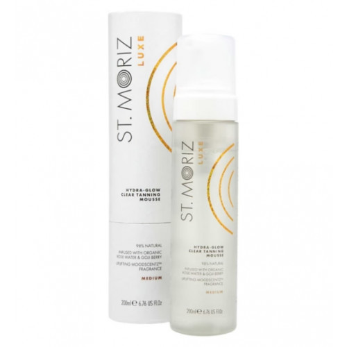 Photos - Hair Styling Product St. Moriz Luxe Hydra Glow Medium Clear Tanning Mousse 200ml