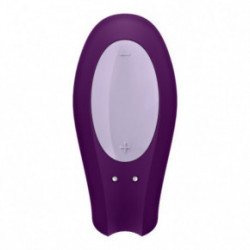 Satisfyer Double Joy Partner Vibrator Purple