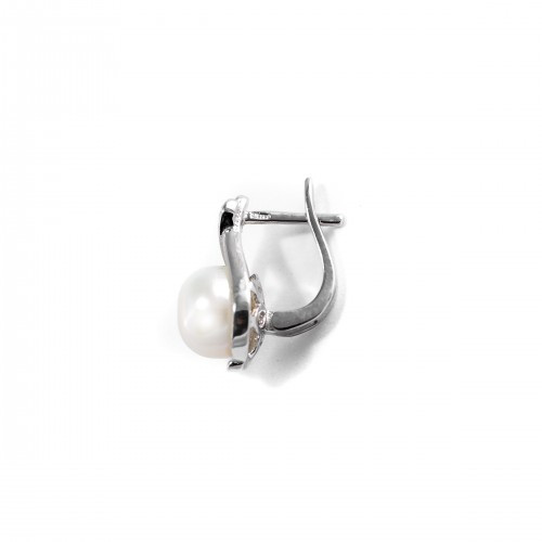 Nilly Silver Earrings With Pearls (Ag925) KS898897
