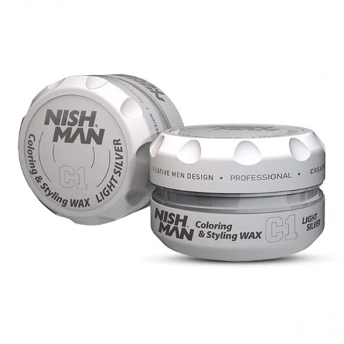 Nishman Coloring & Styling Wax Light Silver C1 100ml