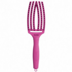 Olivia Garden Fingerbrush Think Pink Hairbrush Bright Pink