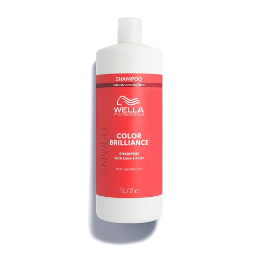 Photos - Hair Product Wella Professionals INVIGO Color Brilliance Shampoo For Coarse Hair 1000ml 