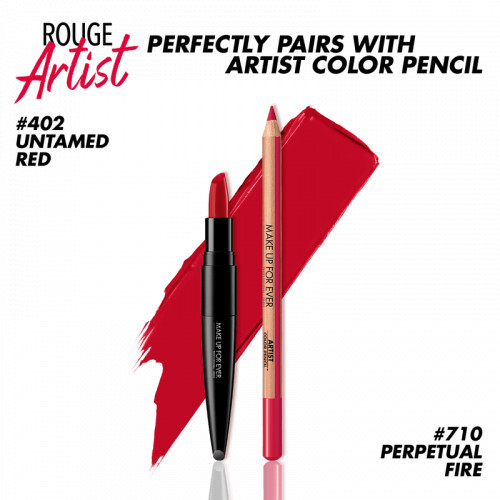 Make Up For Ever Untamed Red Lip Duo Metallic Palace Collection