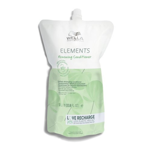 Photos - Hair Product Wella Professionals Elements Lightweight Renewing Conditioner 1000ml Refil 