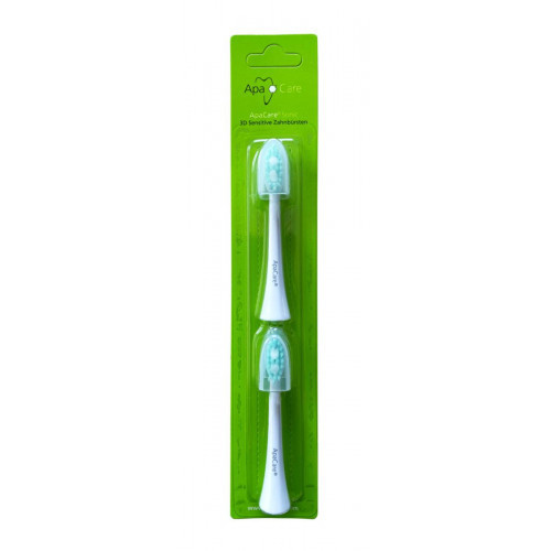 ApaCare Sonic 3D Sensitive Toothbrush Heads 2 pcs.