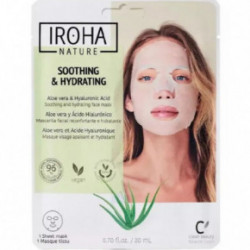 IROHA Moisturizing Aloe Vera and Hyaluronic Acid Sheet Mask 23ml