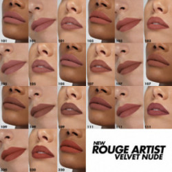 Make Up For Ever Rouge Artist Velvet Nude Long Lasting Soft Nude Matte Lipstick 3.7g