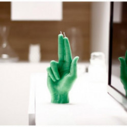 CandleHand Gun Fingers Candle Red