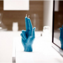 CandleHand Gun Fingers Candle Red