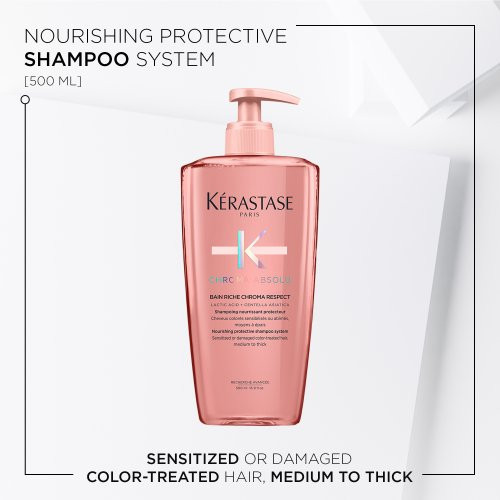 Kérastase Chroma Absolu Bain Riche Chroma Respect Nourishing Protective Shampoo 250ml