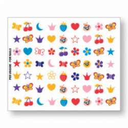 Lallabee Body Tattoos & Nail Stickers for Children Small