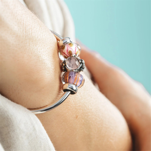 Trollbeads Lilac Melody Bead 1pcs