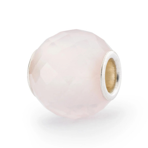 Trollbeads Round Rose Quartz Facet Bead 1pcs