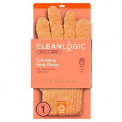 Cleanlogic Bath & Body Exfoliating Body Gloves 1 pair