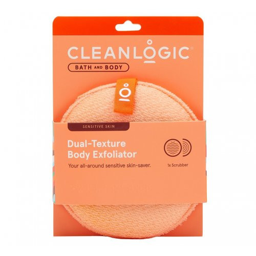 Cleanlogic Bath & Body Sensitive Skin Dual-Texture Body Exfoliator Emerald