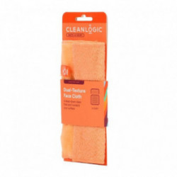 Cleanlogic Sensitive Skin Dual-Texture Face Cloth Coral