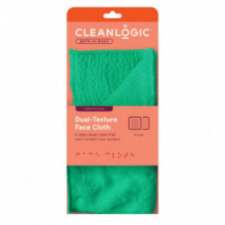 Cleanlogic Sensitive Skin Dual-Texture Face Cloth Coral
