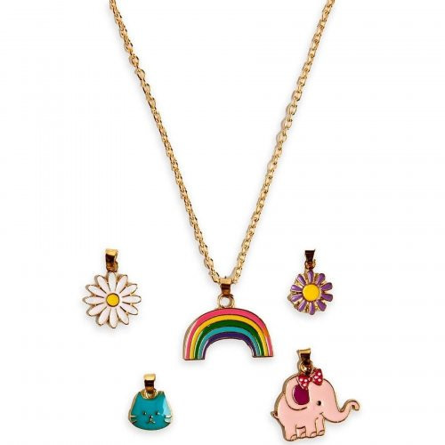 Martinelia Kids Necklaces Set with Pendants Rainbow