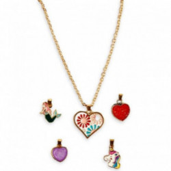 Martinelia Kids Necklaces Set with Pendants Rainbow