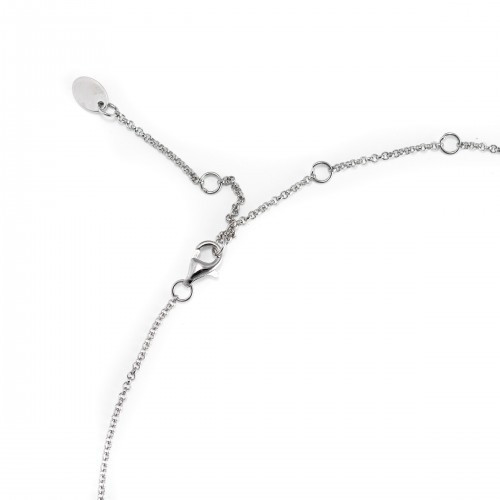 Nilly Silver Necklace With Pearl Pendant (Ag925) KS666484