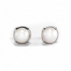 Nilly Silver Earrings With Pearls (Ag925) KS873130