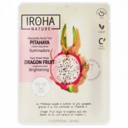 IROHA Brightening Face Sheet Mask Dragon Fruit & Hyaluronic Acid 20ml