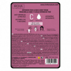 IROHA Cotton Face and Neck Mask with Collagen And Hyaluronic Acid 30ml