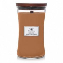 WoodWick Santal Myrrh Candle Heartwick