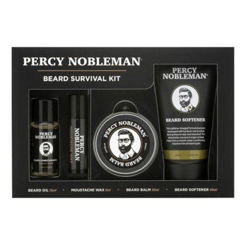 Percy Nobleman Beard Survival Kit Gift set