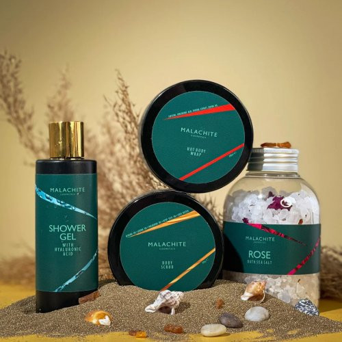 Malachite Cosmetics Salted Caramel Body Scrub 300g