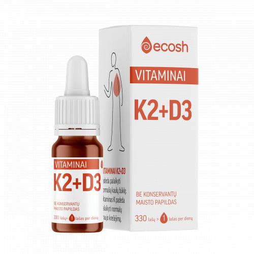 Ecosh Vitamins K2 + D3 10ml